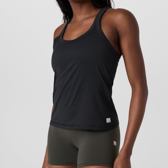 Vuori Tops - NWT Vuori Lux Performace Black Athletic Racerback Tank Top Women's Size Small